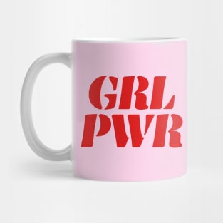 Girl Power GRL PWR (Red) Mug
